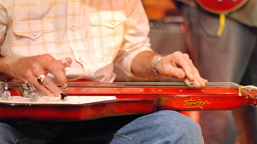 Gary Brown's Tomkins lap-steel