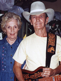 Cowboy Lloyd Cross and his wife Doris