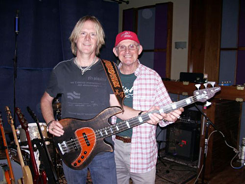 Aerosmith's Tom Hamilton with Allan Tomkins